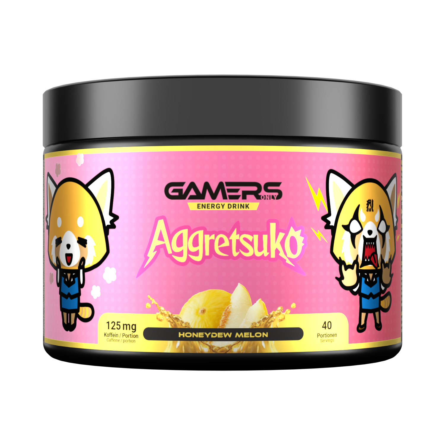 Boisson énergisante Aggretsuko au melon miel