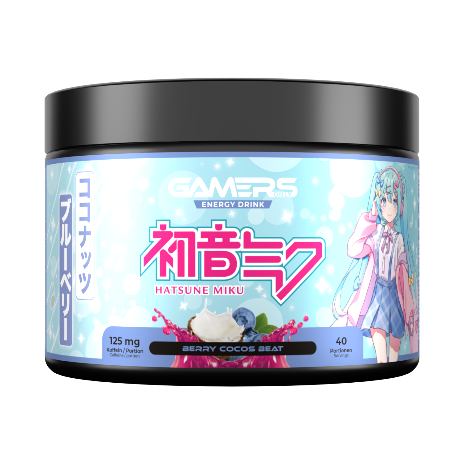 Boisson énergisante Hatsune Miku Berry Cocos Beat