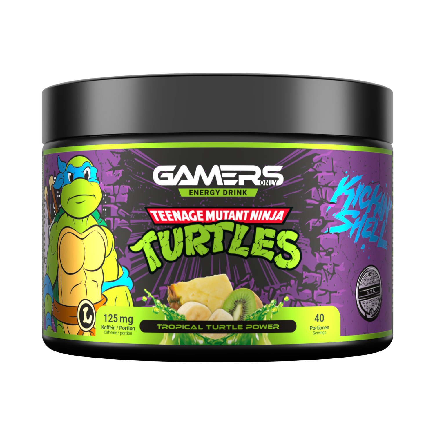 Boisson énergisante TMNT Tropical Turtle Power