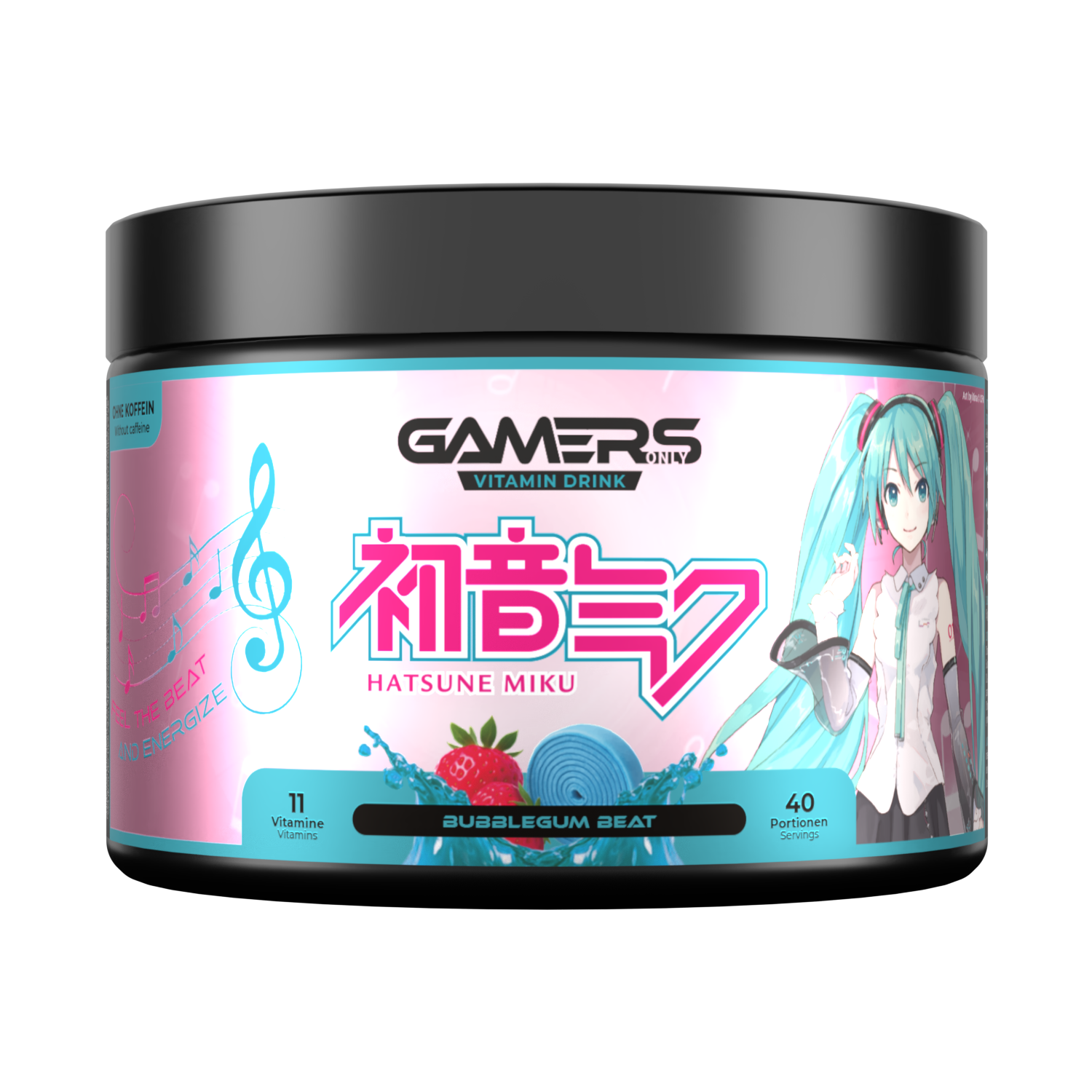 Boisson vitaminée Hatsune Miku Bubblegum Beat